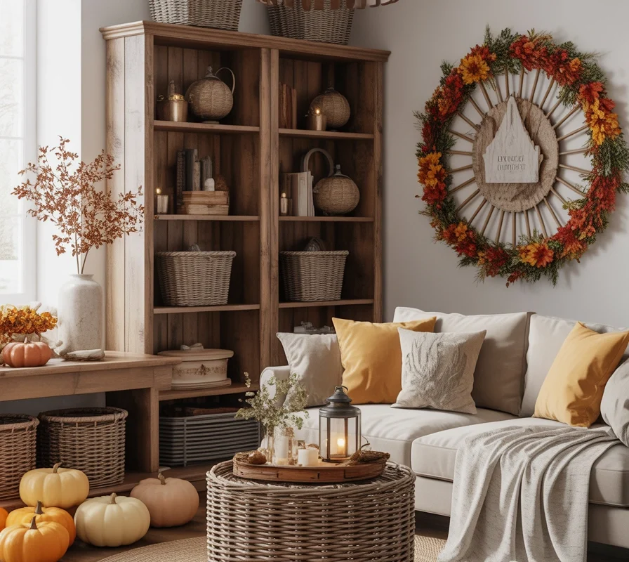 Add a Rustic Thanksgiving Touch With Wood and Farmhouse Elements