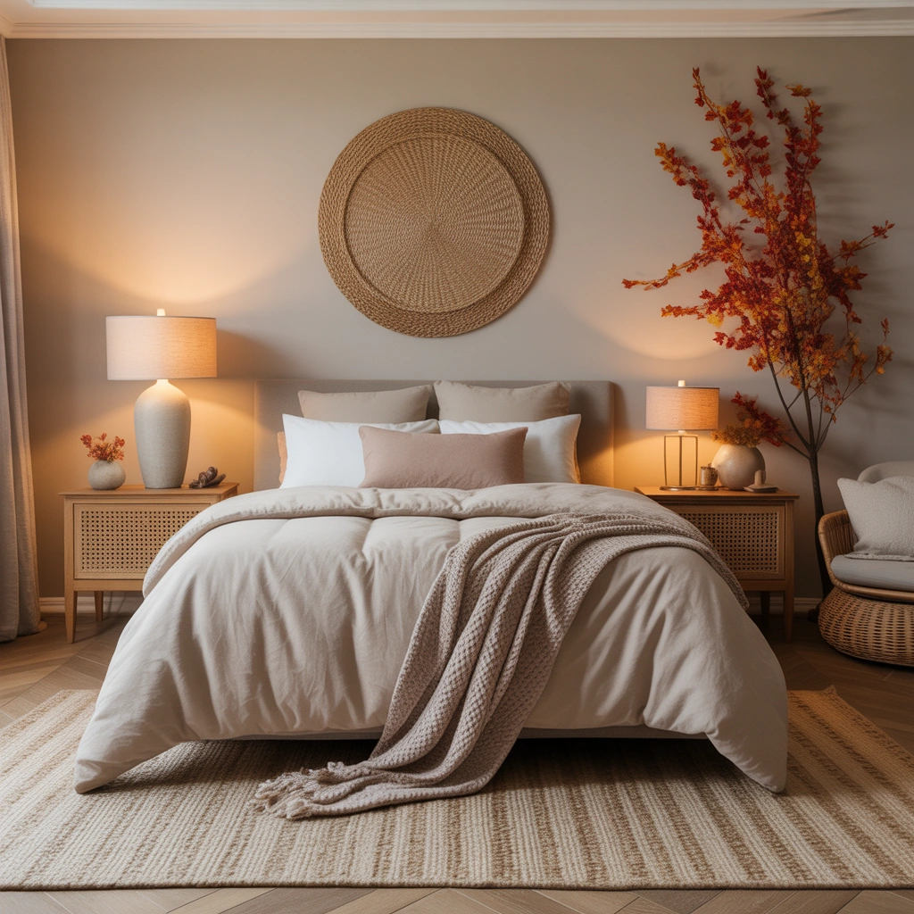 Add a Soft Fall Area Rug for Warmth and Comfort