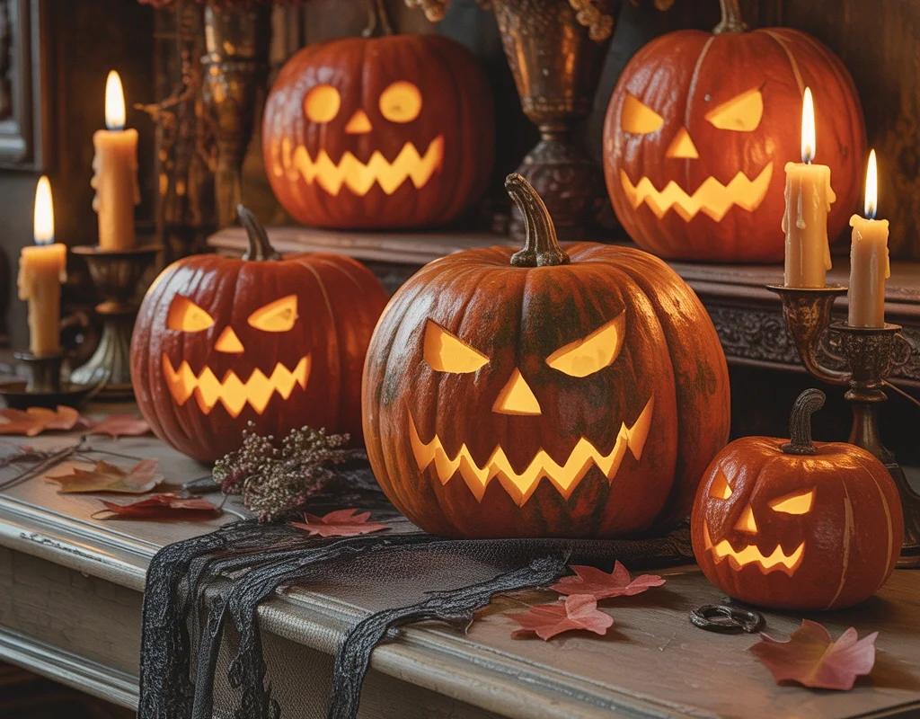 Antique Jack O’ Lantern Decorations With a Classic Halloween Feel