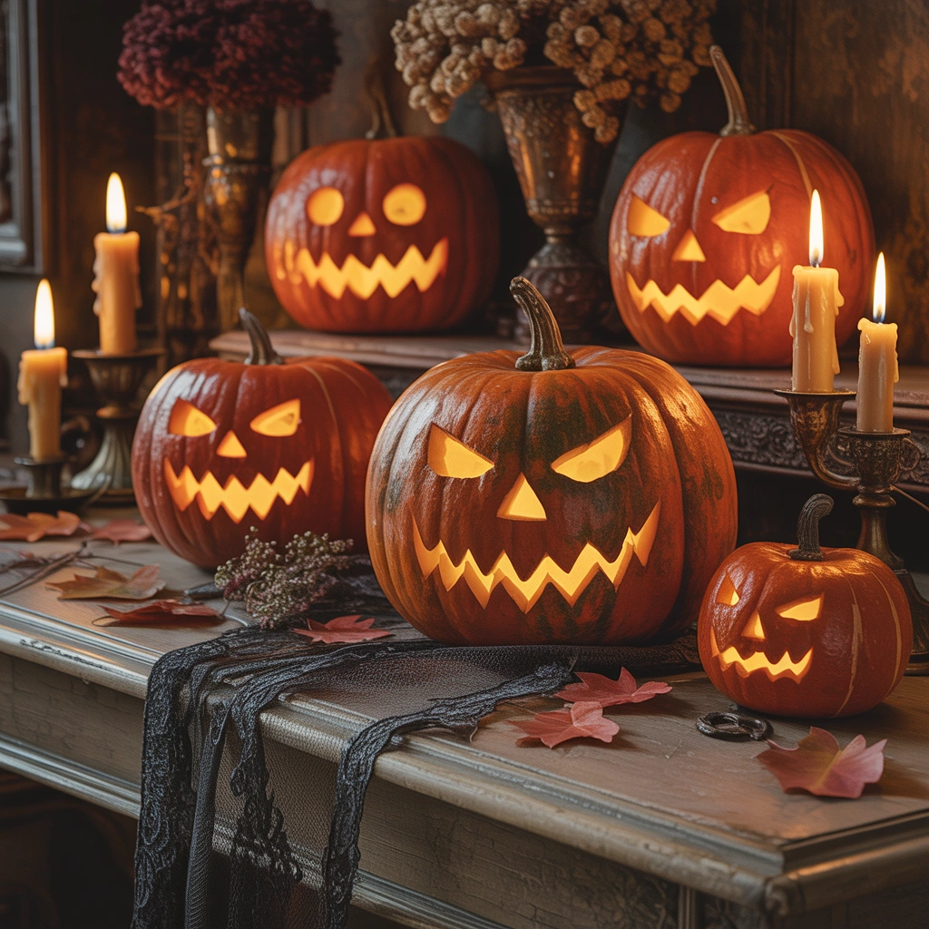 Antique Jack O’ Lantern Decorations With a Classic Halloween Feel
