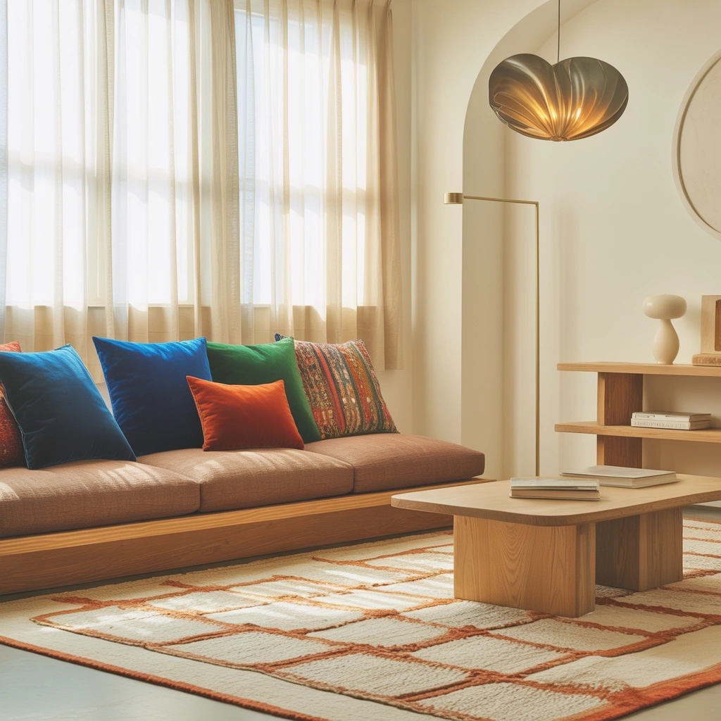 Balance Bright Colours With Neutrals for a Sophisticated Finish