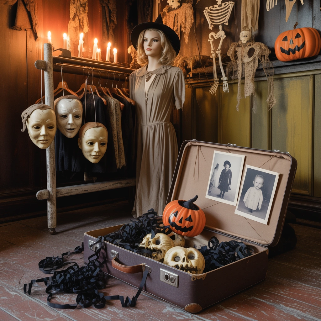 Bring Back the Charm of Vintage Halloween Masks and Costume Displays