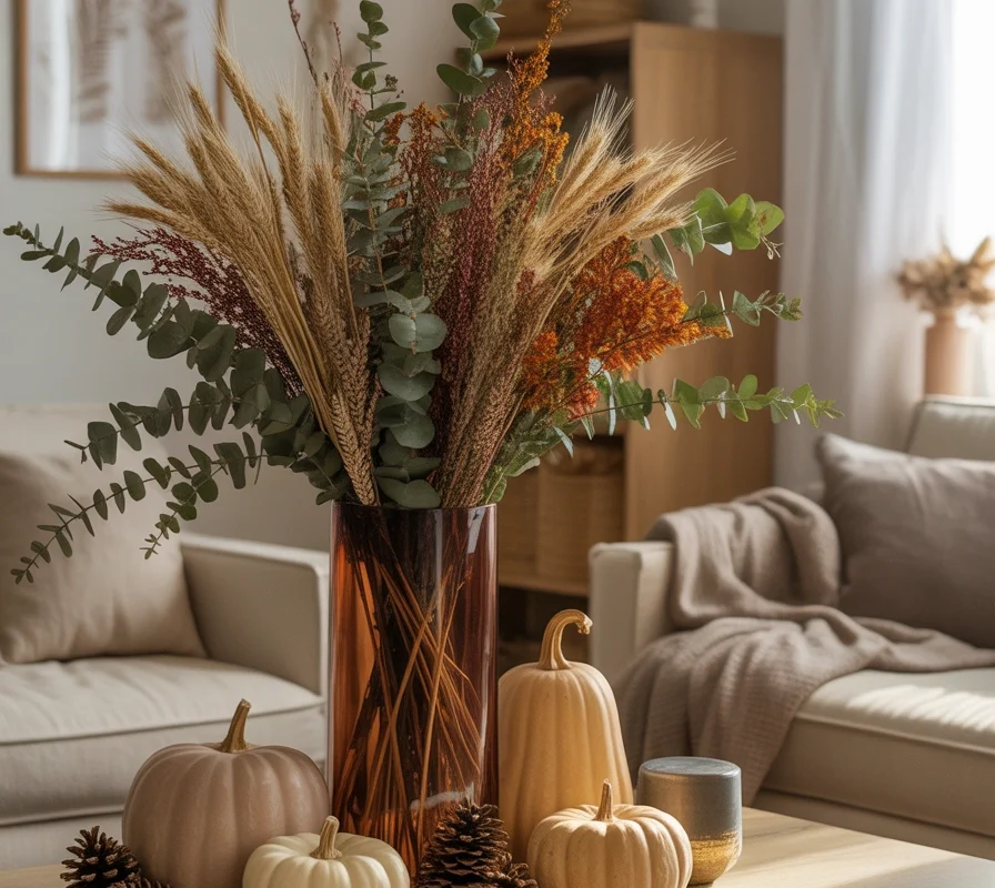 Bring Nature Indoors With Autumn Inspired Greenery and Branches