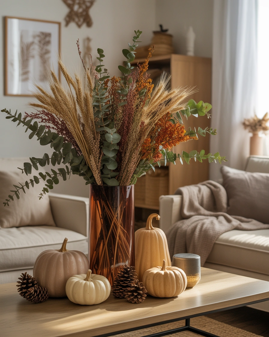 Bring Nature Indoors With Autumn Inspired Greenery and Branches
