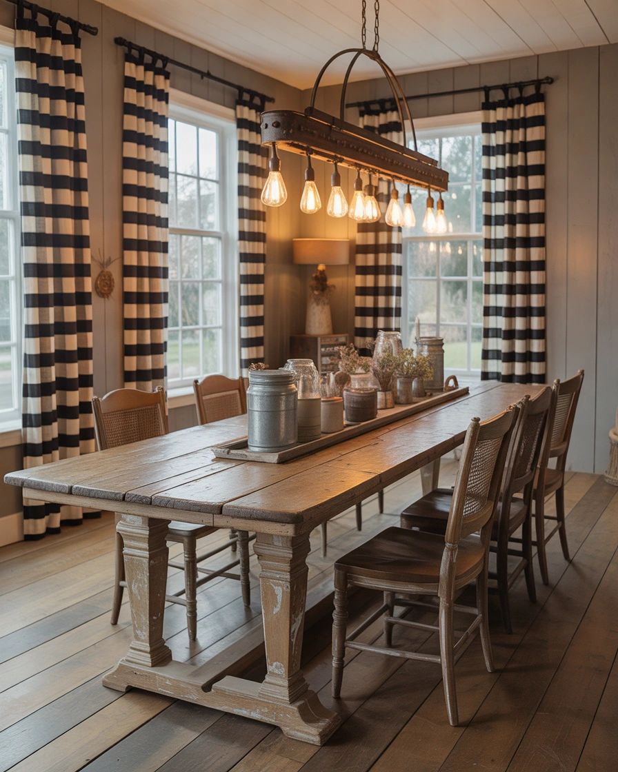 Buffalo Check Curtains for a Cozy Country Feel