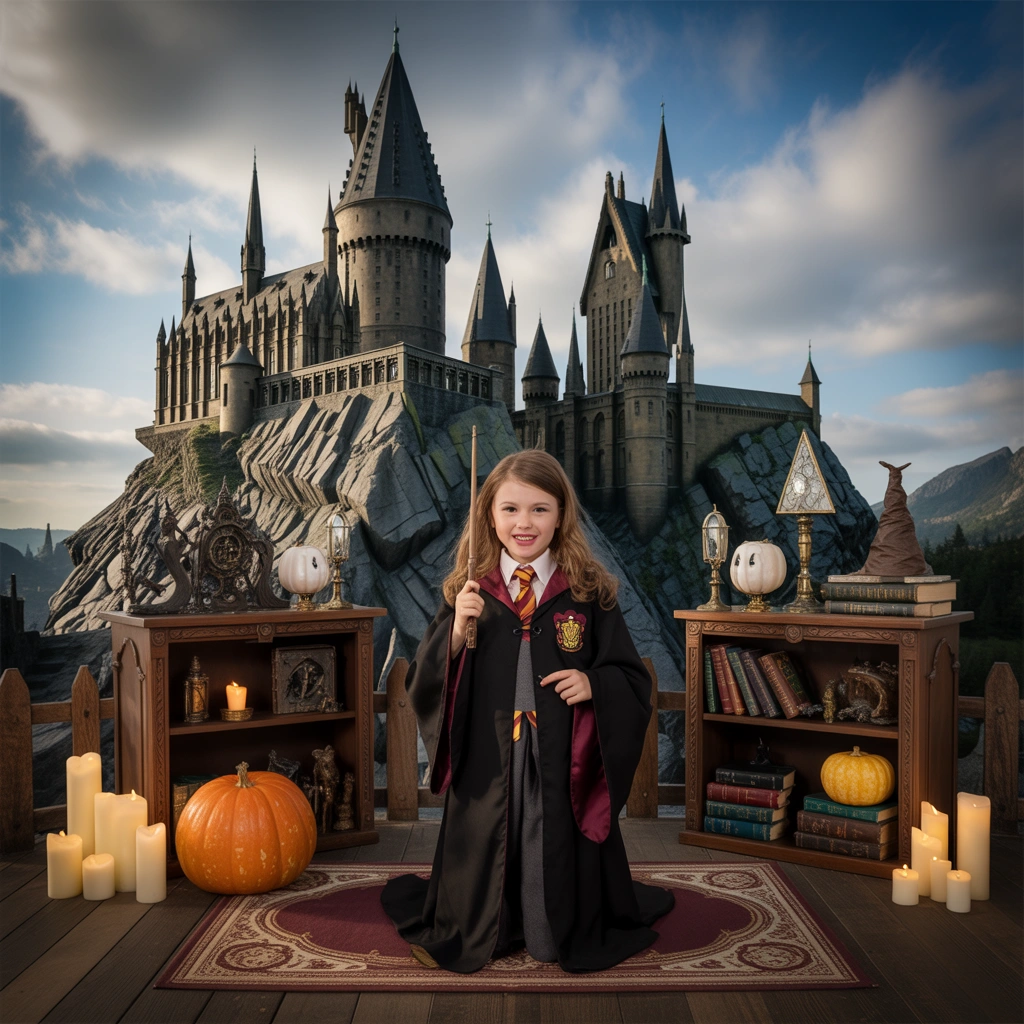 Build a Complete Hogwarts Halloween Photo Booth