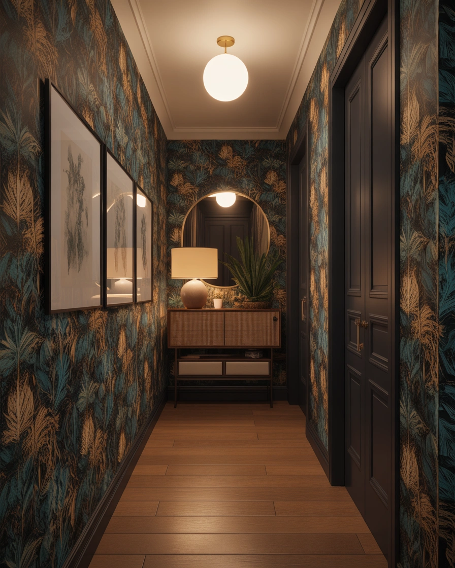 Choose Dark Wallpaper With Texture for a Designer Look