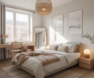 Choose Light Colors to Make the Bedroom Feel Larger