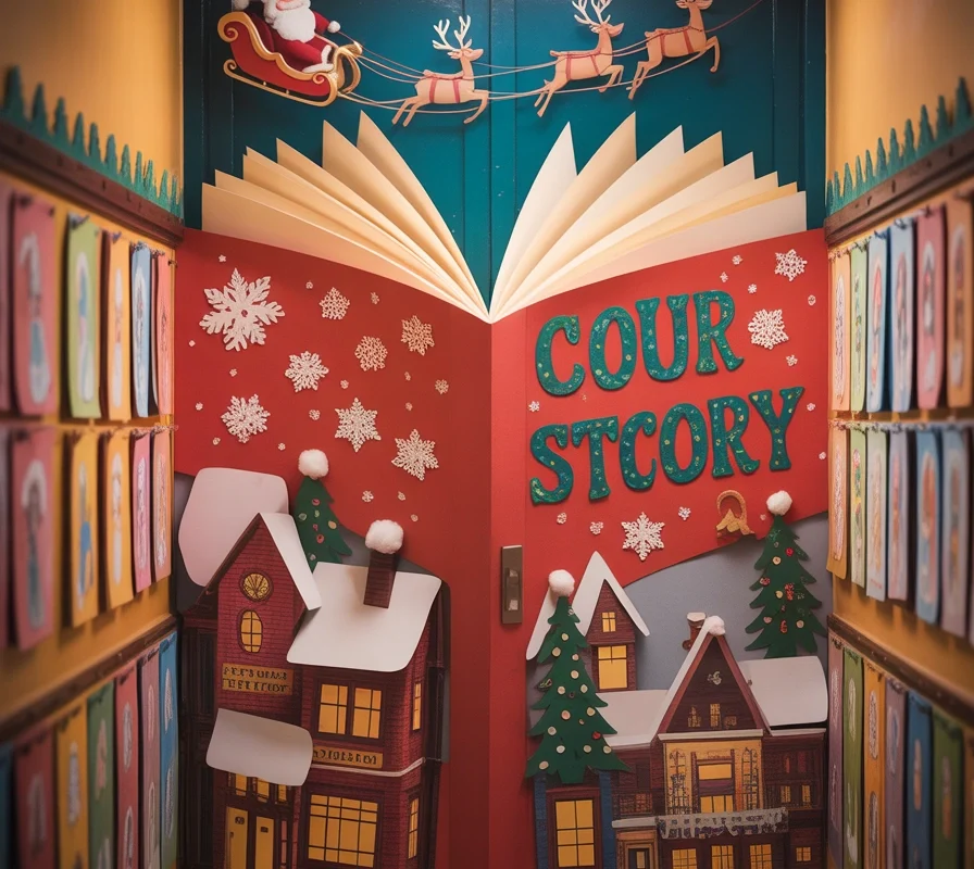 Christmas Storybook Door Decoration