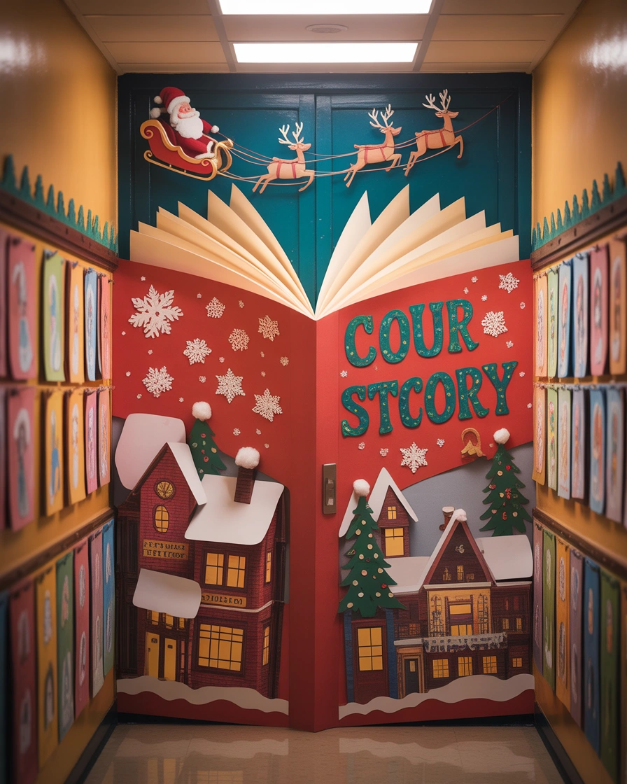Christmas Storybook Door Decoration