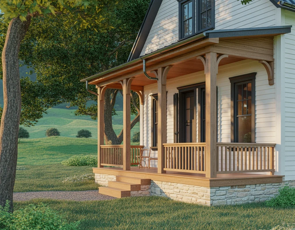 Classic White Farmhouse Exterior Paint Color for a Traditional and Elegant Country Home Look