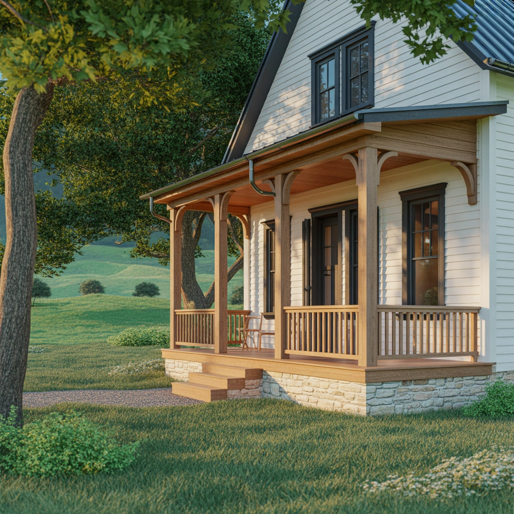 Classic White Farmhouse Exterior Paint Color for a Traditional and Elegant Country Home Look