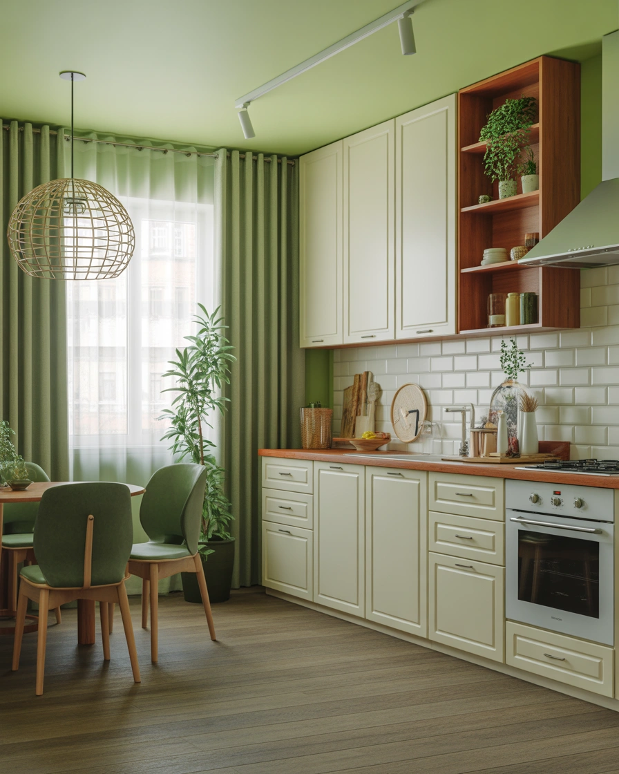 Colorful Kitchen Curtains to Add Personality and Energy
