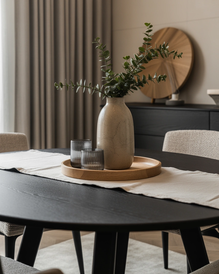 Combine Different Textures for a Designer Inspired Dining Table