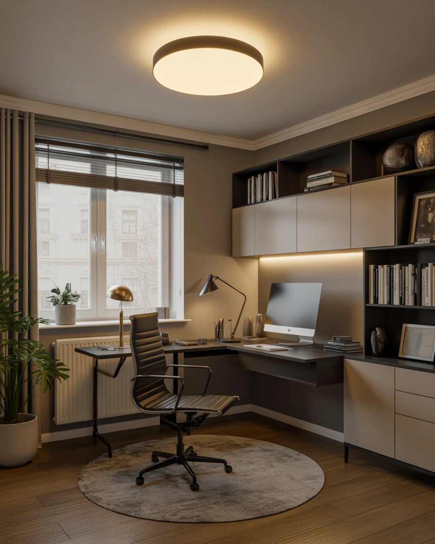Combine Multiple Lighting Sources for the Perfect Home Office Setup