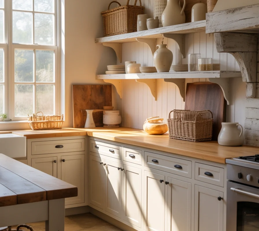 Create A Farmhouse Style Cabinet Top Display