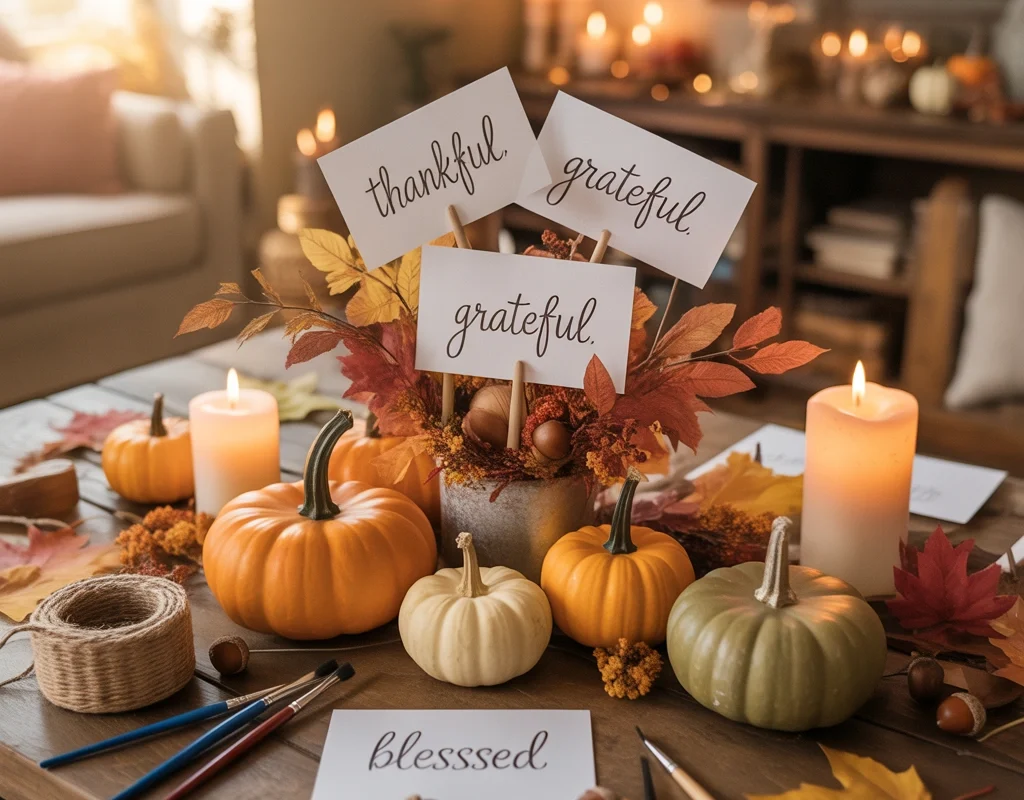 Create Handmade Thanksgiving DIY Decorations