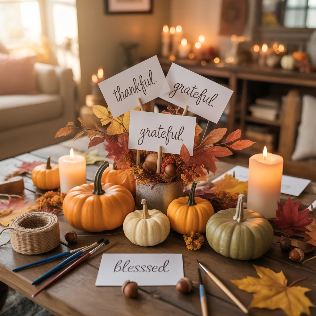 Create Handmade Thanksgiving DIY Decorations