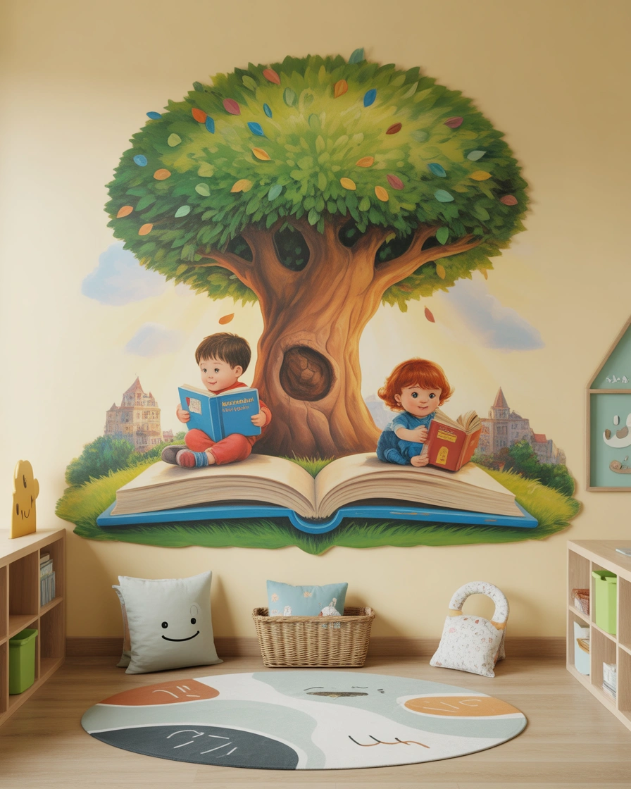 Create a Beautiful Reading Corner Wall