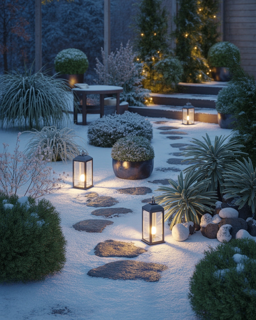 Create a Beautiful Winter Garden Pathway