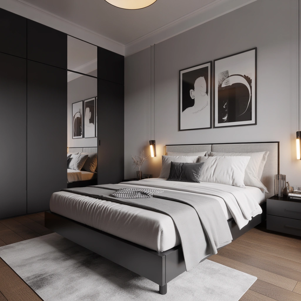 Create a Black and White Bedroom With a Sophisticated Modern Look