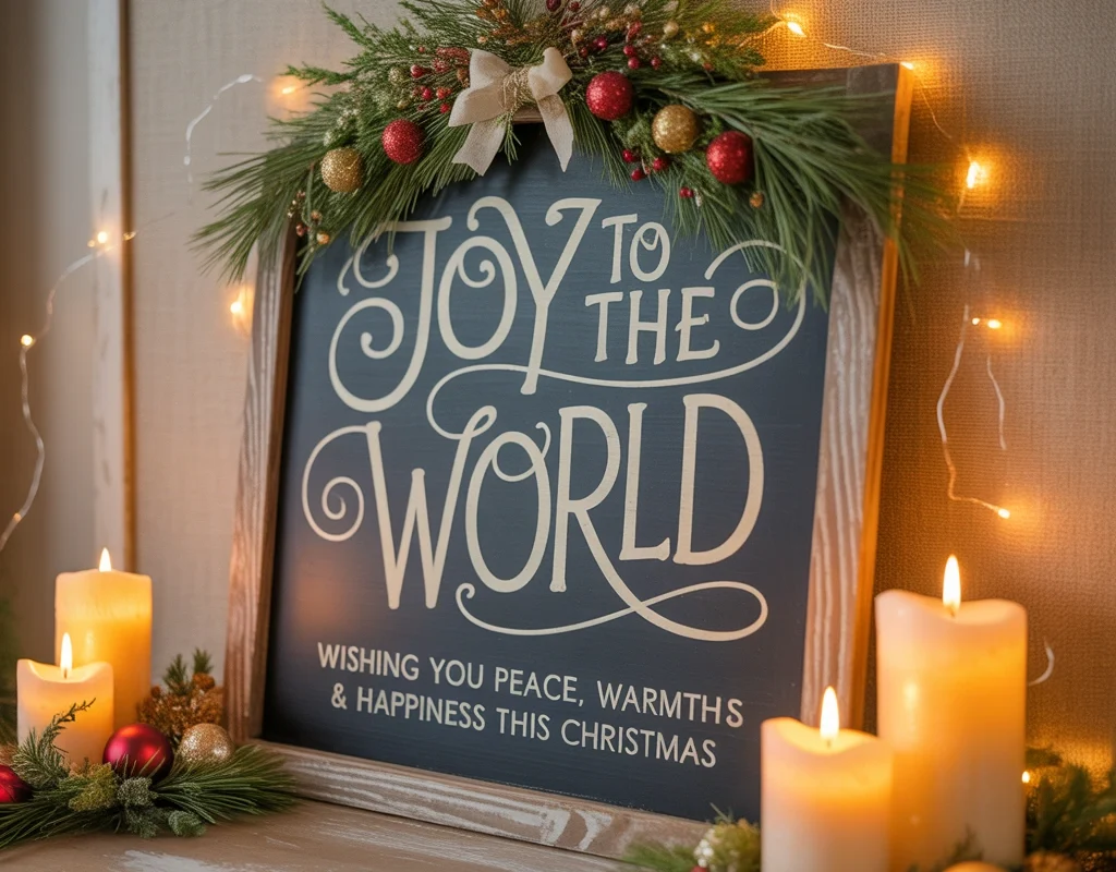 Create a Christmas Quote Board Decoration With Inspirational Messages