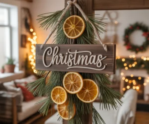 Create a Christmas Wall Hanging With Natural Materials