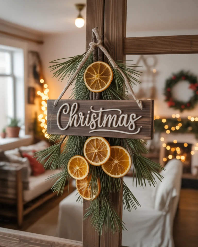 Create a Christmas Wall Hanging With Natural Materials