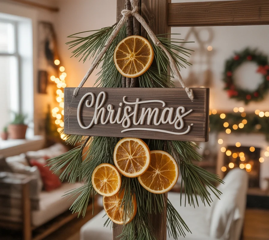 Create a Christmas Wall Hanging With Natural Materials