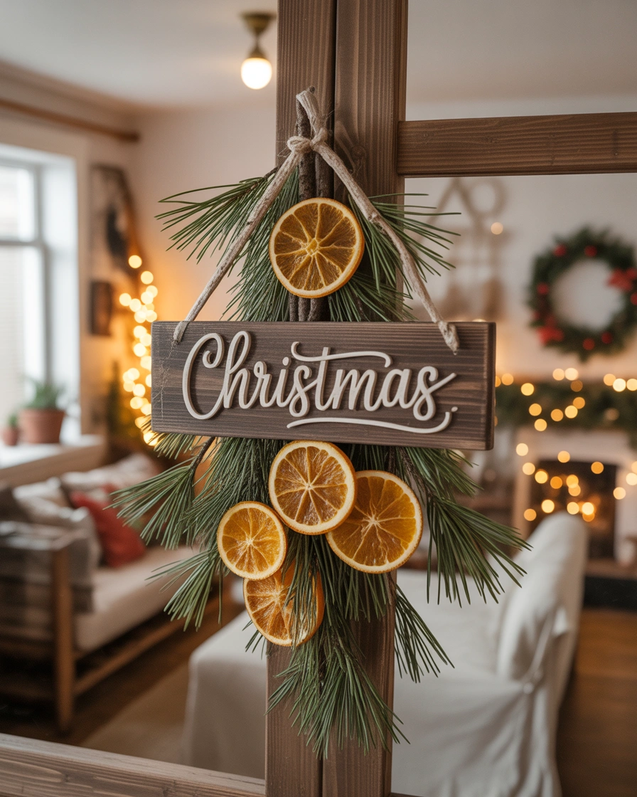 Create a Christmas Wall Hanging With Natural Materials