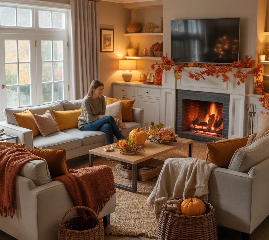 Create a Comfortable Thanksgiving Entertainment Area for Family Gatherings