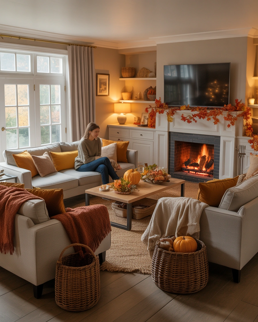 Create a Comfortable Thanksgiving Entertainment Area for Family Gatherings
