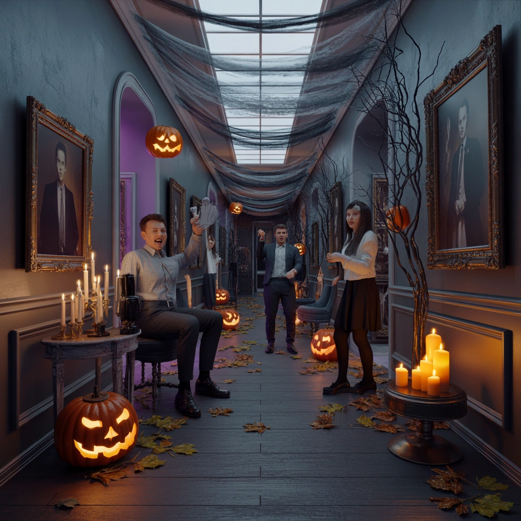 Create a Complete Halloween Office Theme With a Haunted Story Concept