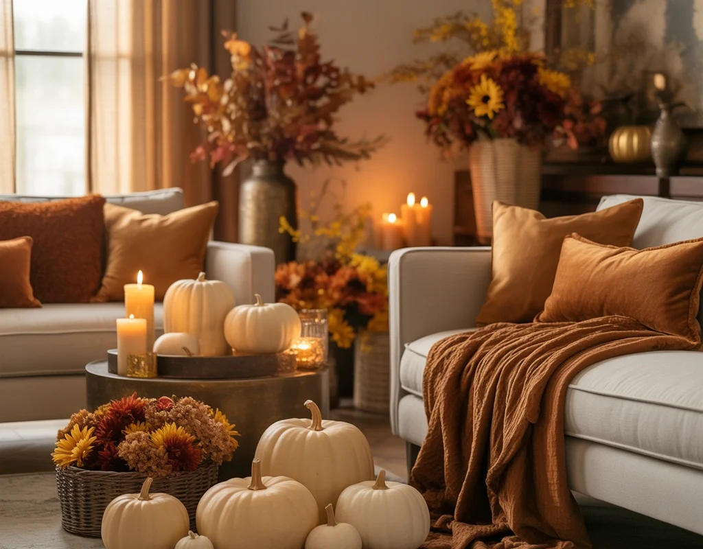 Create a Complete Thanksgiving Color Theme Throughout Your Home