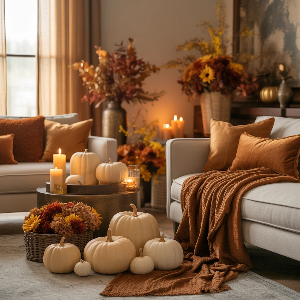 Create a Complete Thanksgiving Color Theme Throughout Your Home