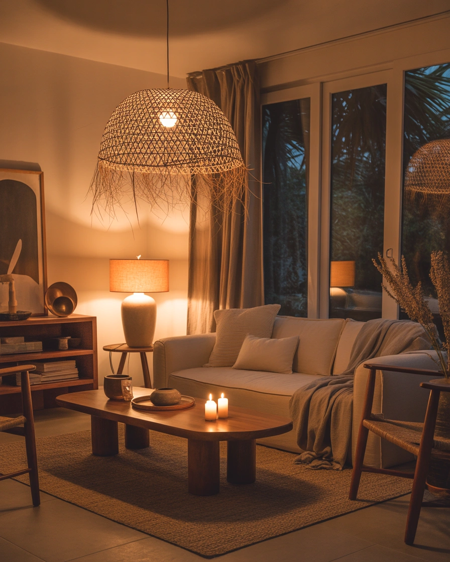 Create a Cozy Atmosphere With Warm Natural Lighting