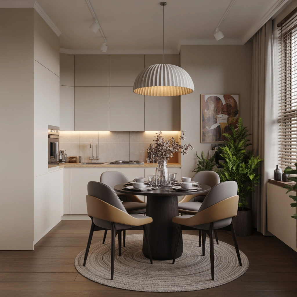 Create a Cozy Dining Area That Fits the Apartment Scale