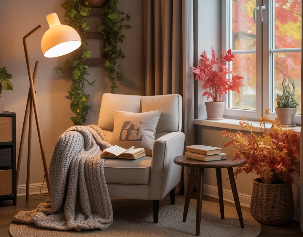 Create a Cozy Fall Reading Corner