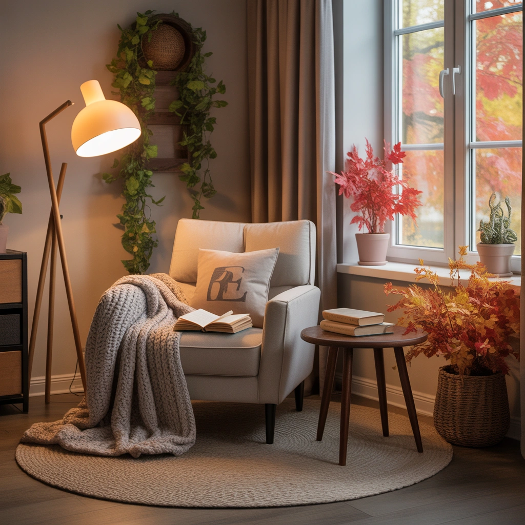 Create a Cozy Fall Reading Corner