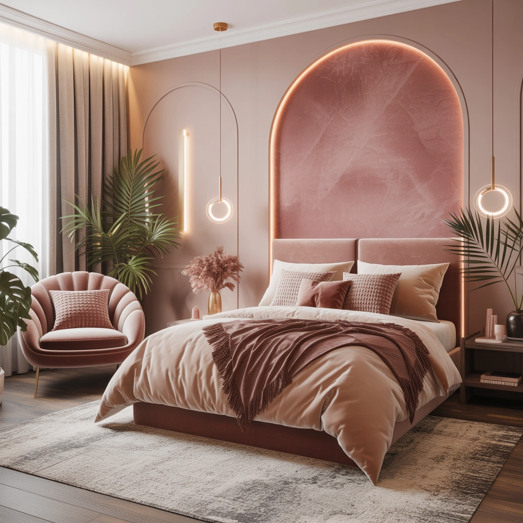 Create a Cozy Feminine Bedroom With Soft Colors and Comfortable Textures
