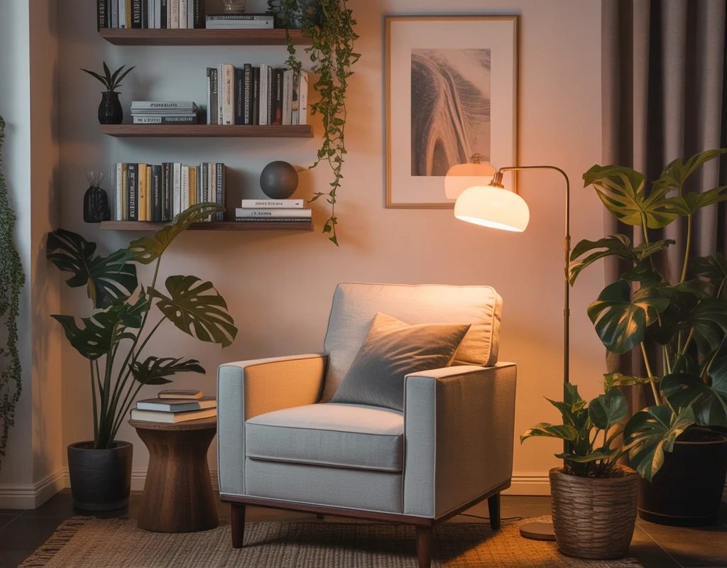 Create a Cozy Reading Corner With Wall Decor