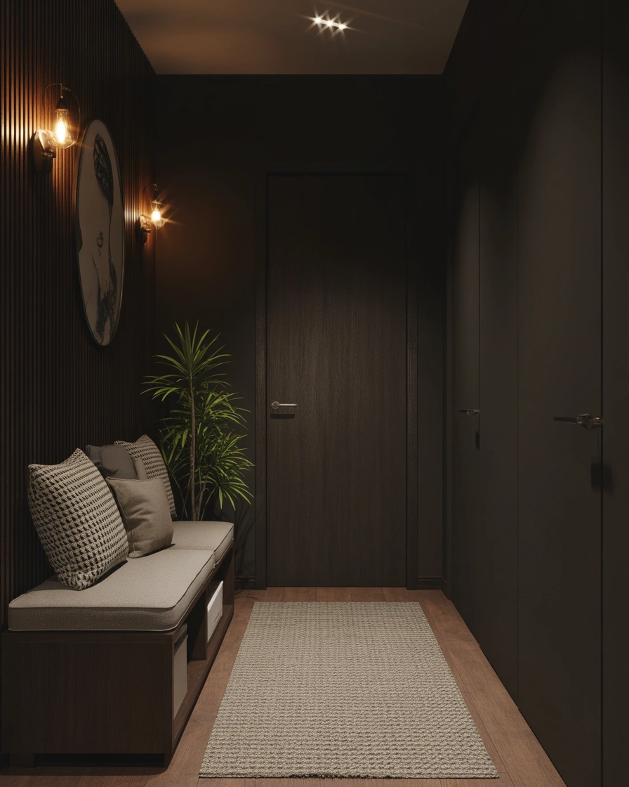 Create a Cozy Reading Corner With a Slim Hallway Bench