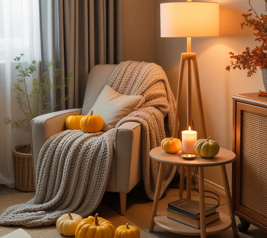 Create a Cozy Thanksgiving Reading Corner