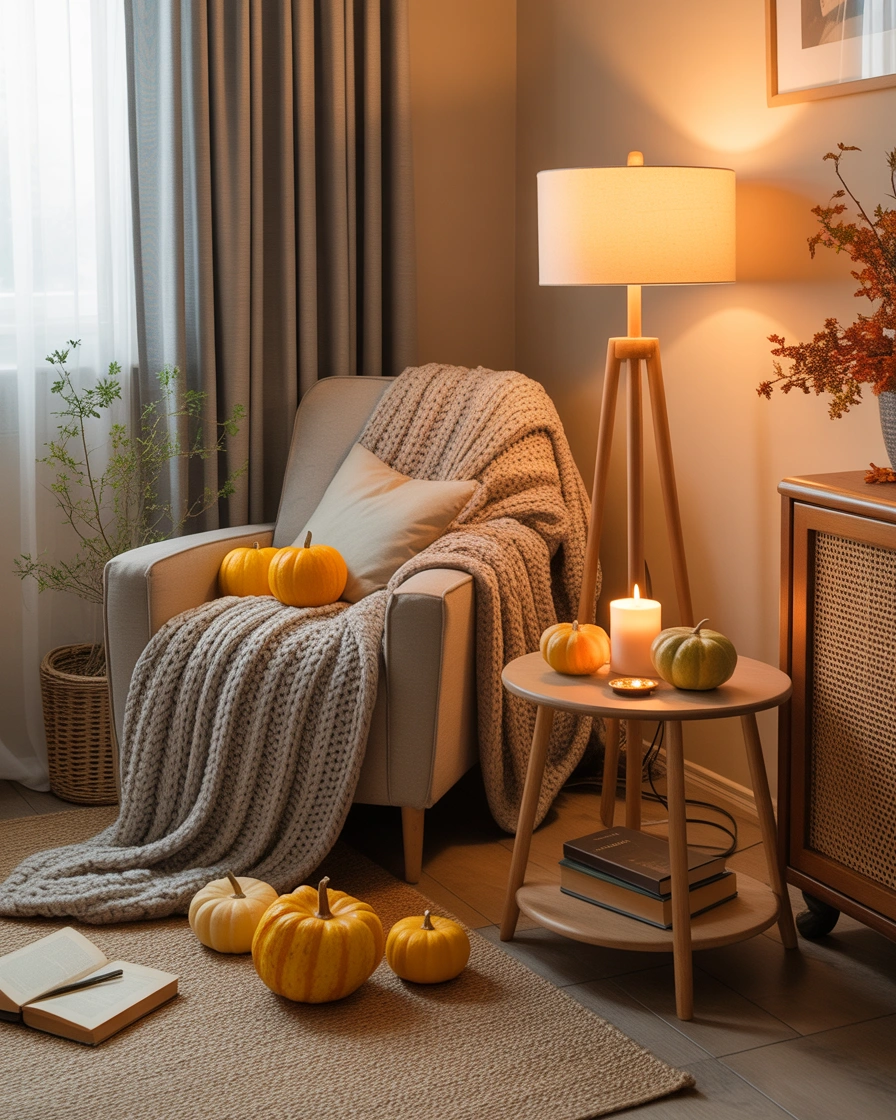 Create a Cozy Thanksgiving Reading Corner