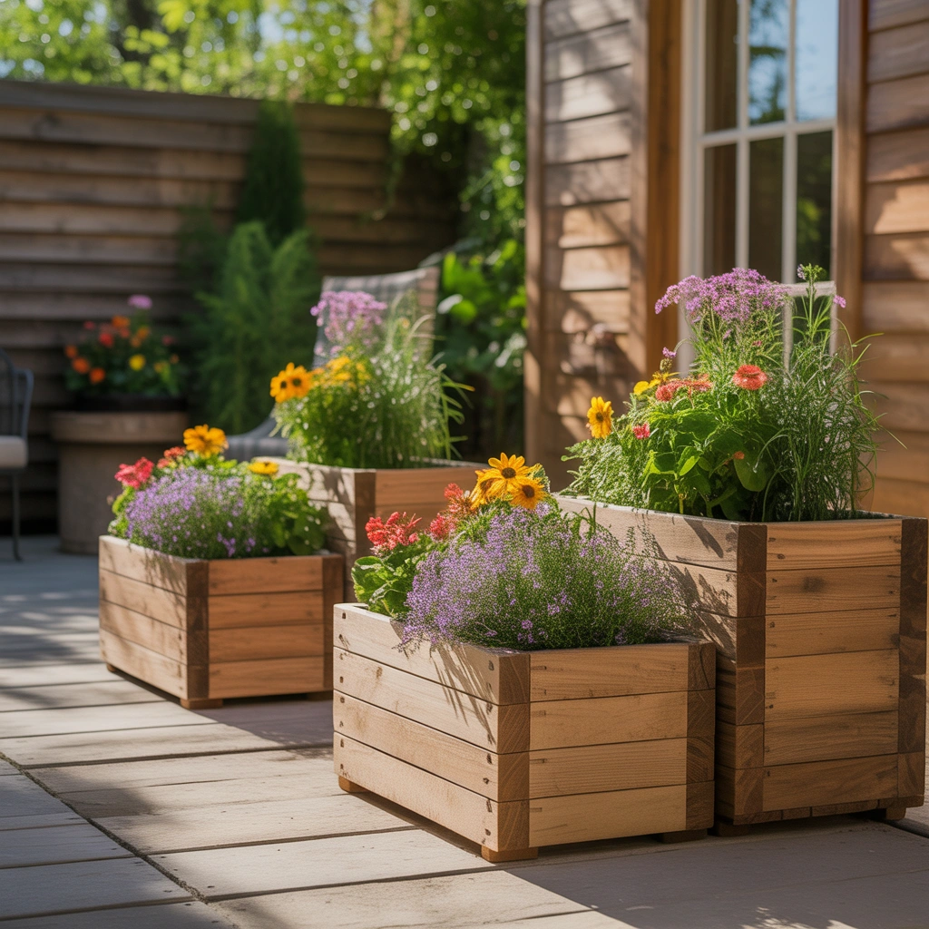 Create a DIY Wooden Outdoor Planter Box
