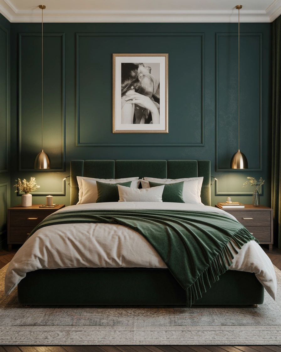 Create a Dark and Moody Bedroom With Sophisticated Style