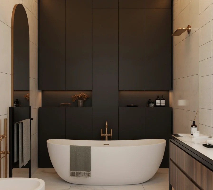 Create a Dramatic Black Accent Wall