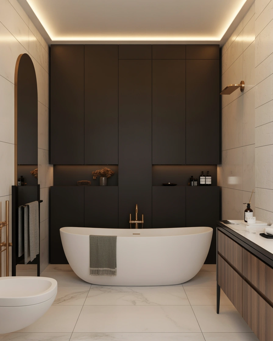 Create a Dramatic Black Accent Wall