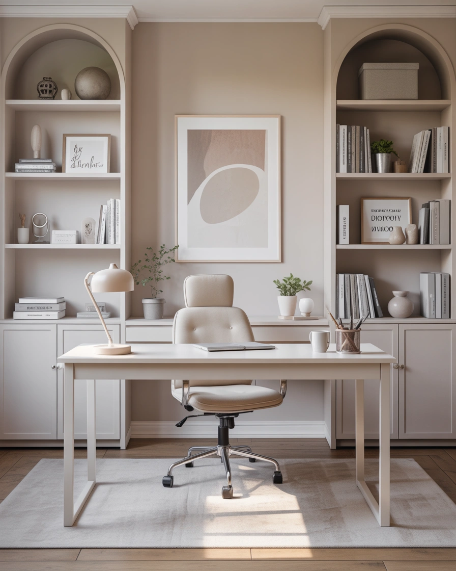 Create a Feminine Home Office With a Minimalist Aesthetic