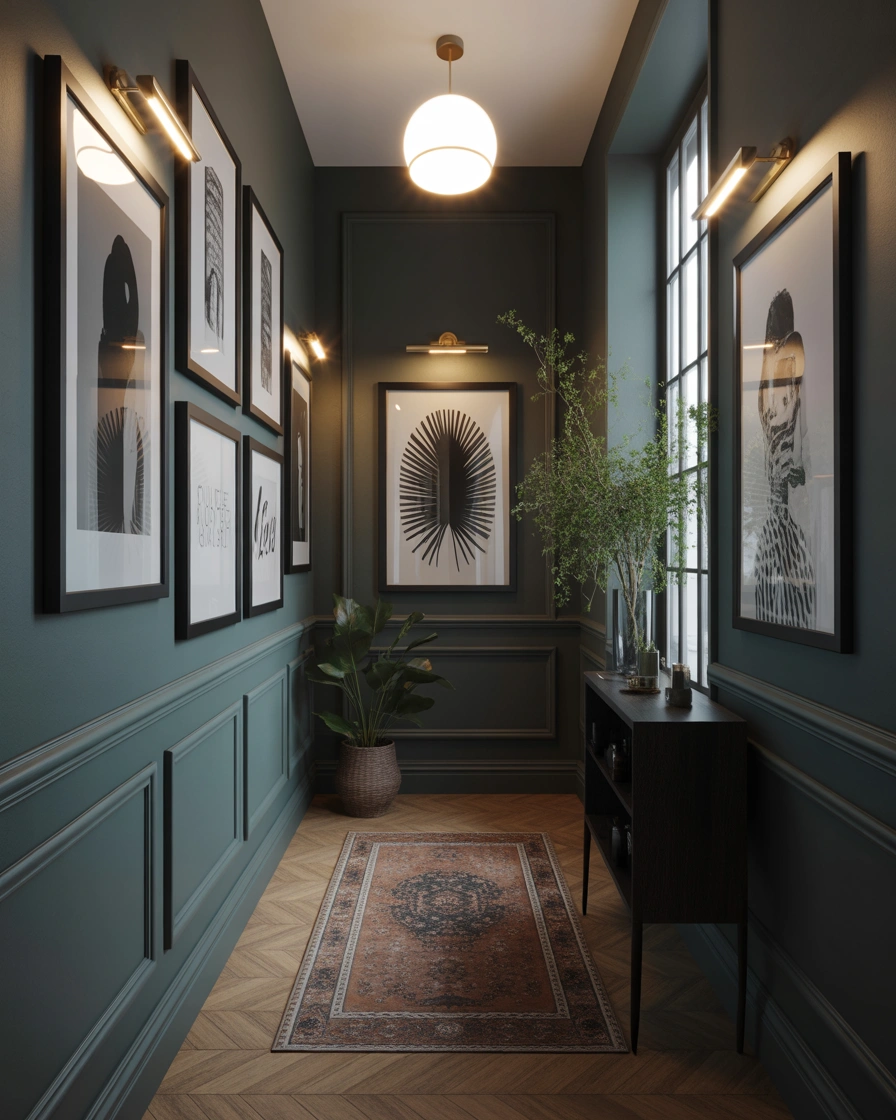 Create a Gallery Wall to Add Personality Without Taking Floor Space